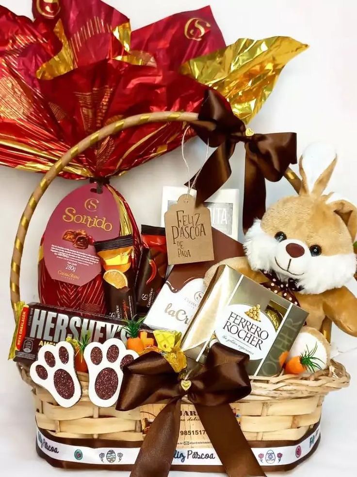 Cesta Suprema de Páscoa – Edição Encanto Dourado